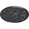 Ekena Millwork Versailles Ceiling Medallion (Fits Canopies up to 3 1/4"), Hand-Painted Pewter, 33"OD x 1 3/4"P CM33VEPES - alternate 2